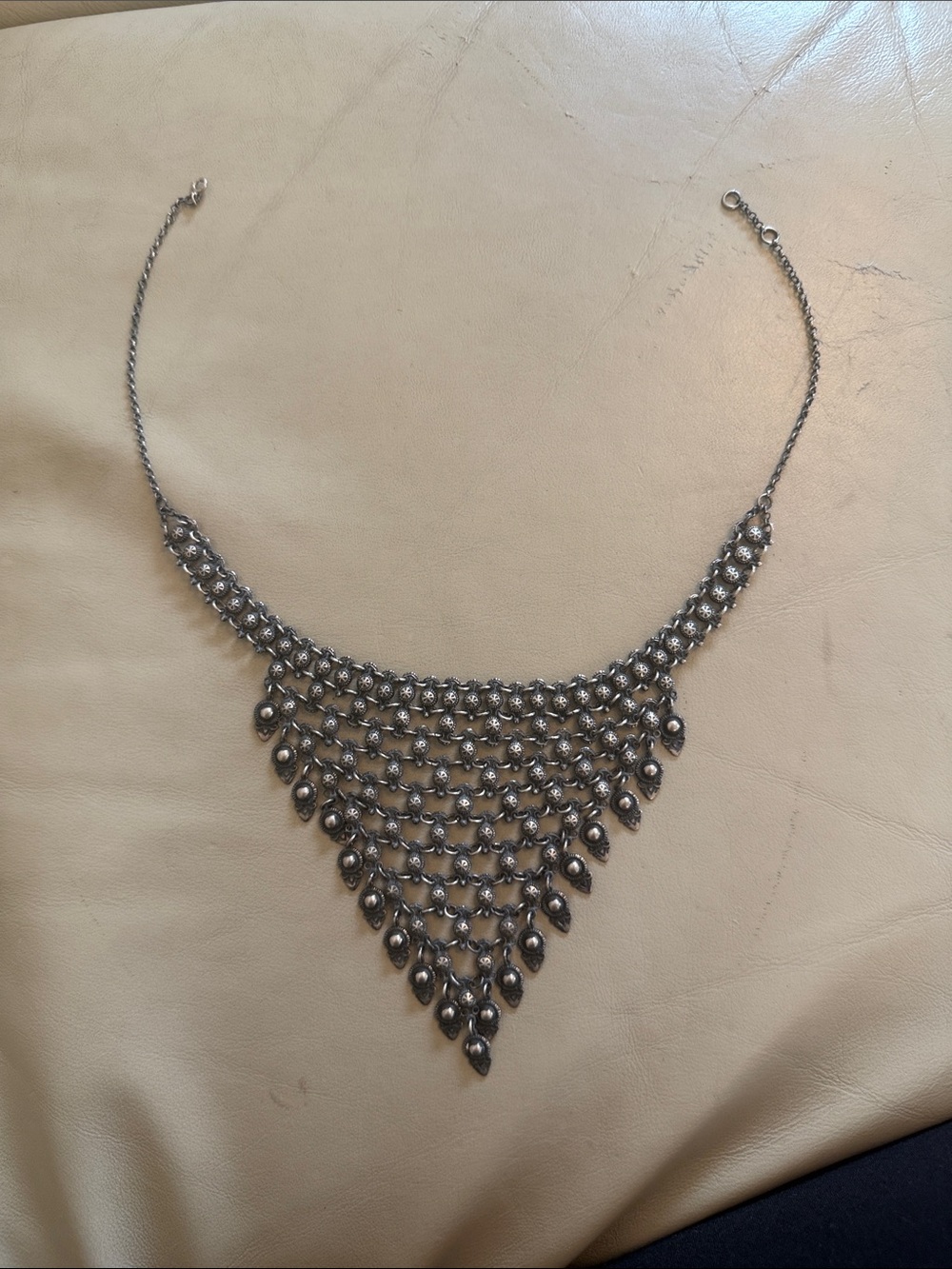 Statement Silver Necklace - Women Jewelry